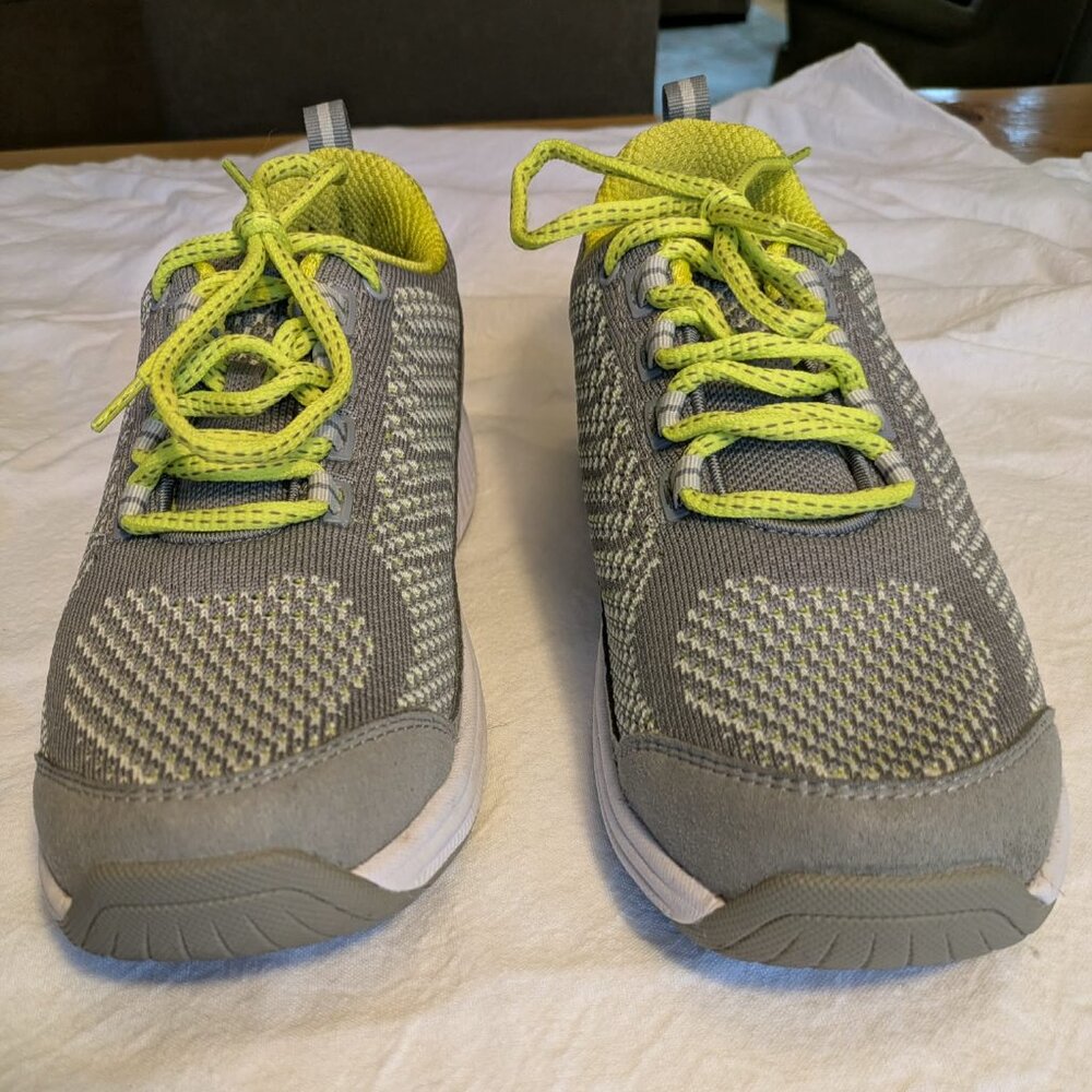 Orthofeet Athletic Sneakers  -- Womens 8 Medium Stretch Knit 987 Gray EUC - Picture 3 of 12